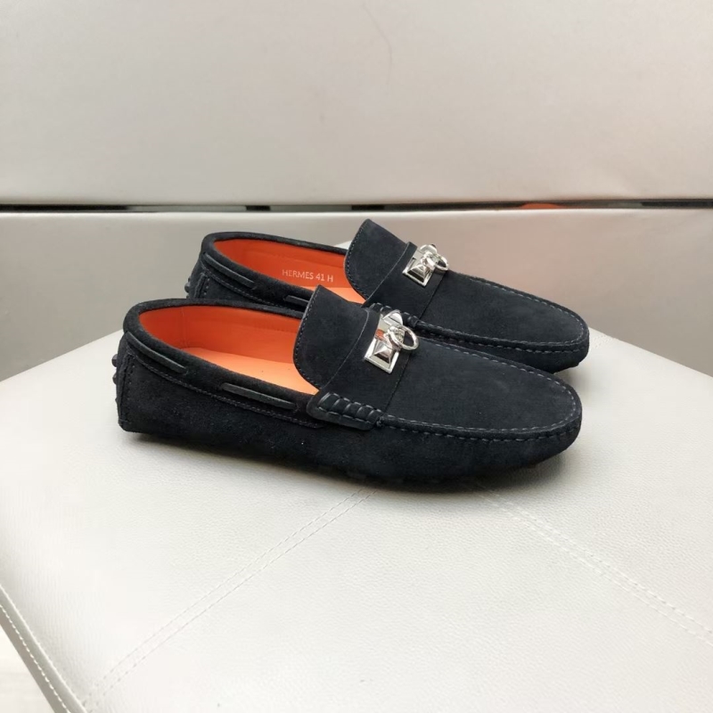 H**mes leather shoes